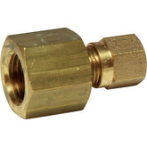 AG Brass Female Stud Coupling 6mm x 1/4" BSP - M12/6/162W